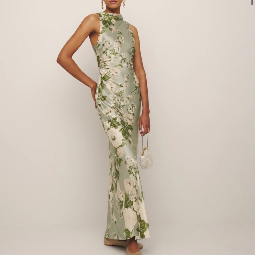 NWT Reformation Anaiis dress Tarragon